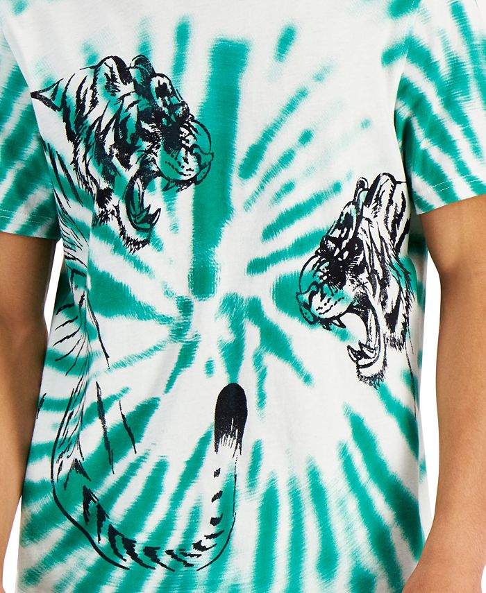 Inc International Concepts Mens Tie Dye Tiger Print T Shirt Created For Macys Macys 