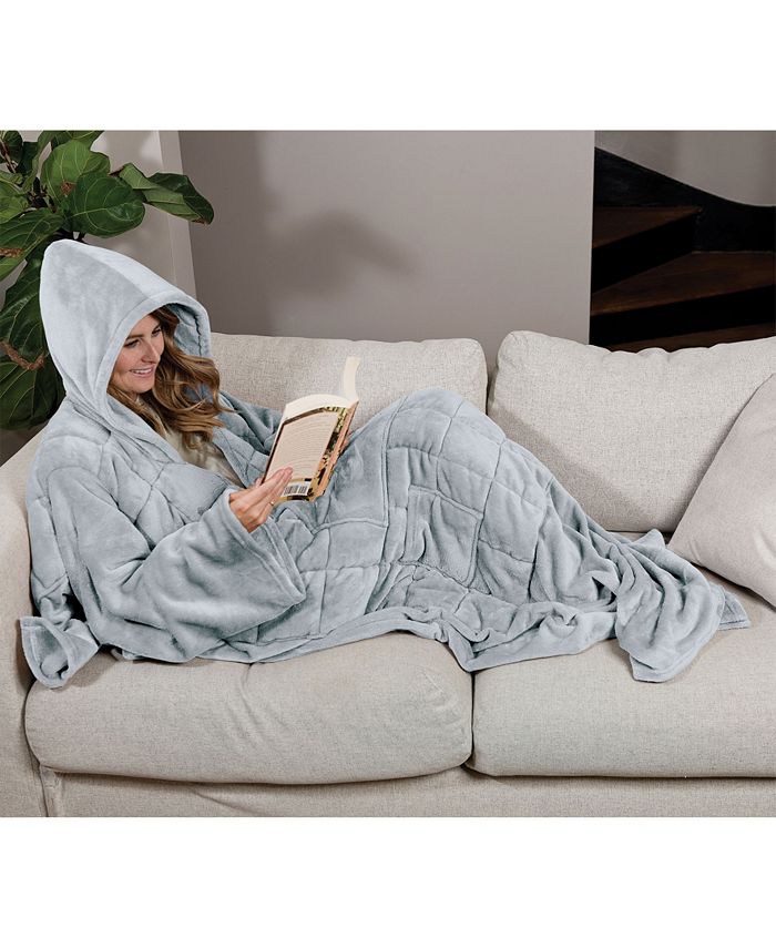 Hoodie blanket snuggie wearable huggle blanket  Wearable blanket, Hoodies,  Night suit for women