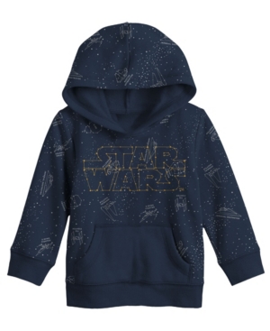 Toddler Boys Star Wars Logo Hood Fleece