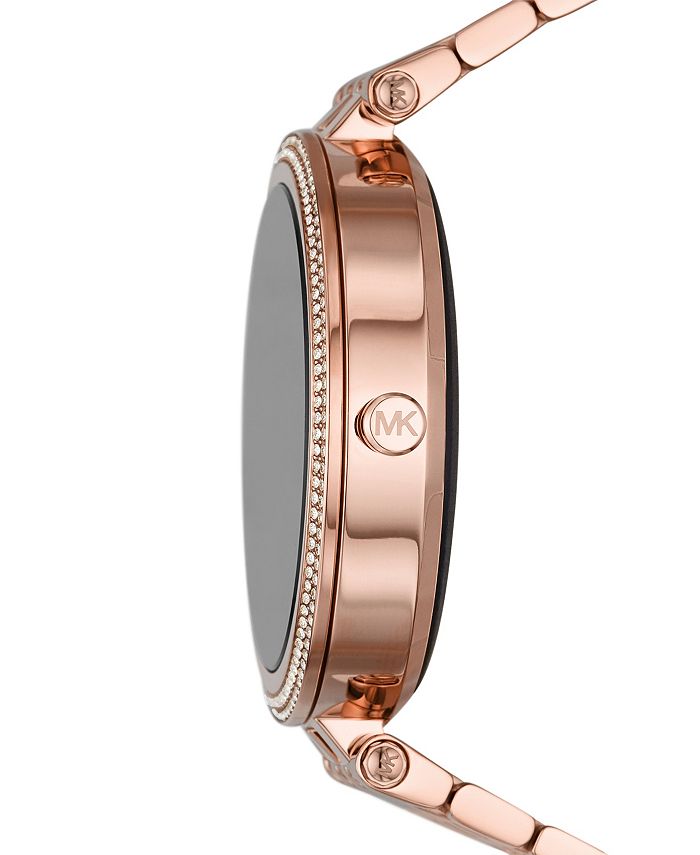 michael kors gen 5e darci smartwatch two tone stainless steel