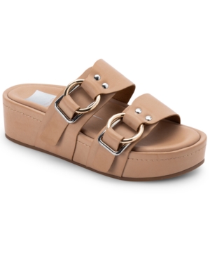 Dolce Vita Cici Double-Buckled Flaform Footbed Sandals Women's Shoes