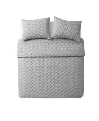 VCNY Home Nina Embossed Comforter Set, Full/Queen