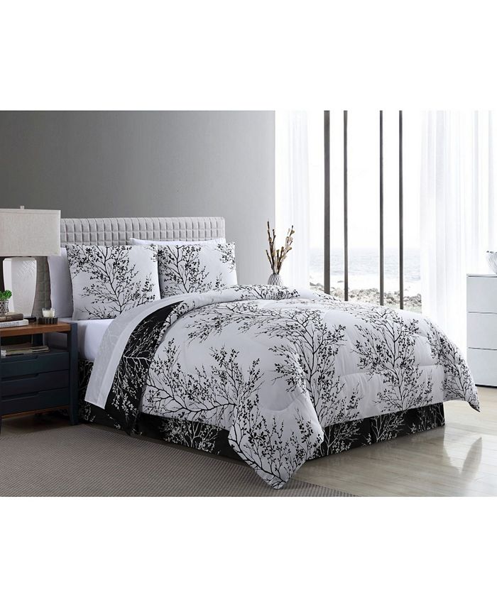 VCNY Home Leaf Bed in a Bag 8 Piece Comforter Set, King Macy's