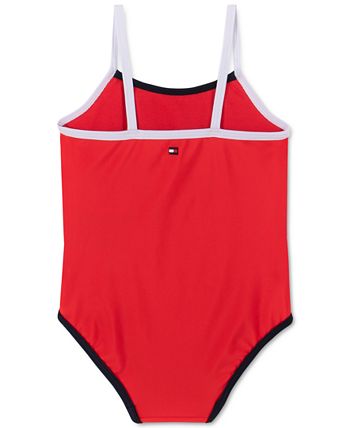 tilfredshed Have en picnic hjerte Tommy Hilfiger Baby Girls 1-Pc. Logo Heart Swimsuit - Macy's