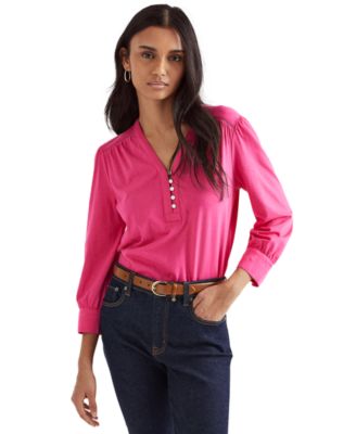 ladies polo blouse