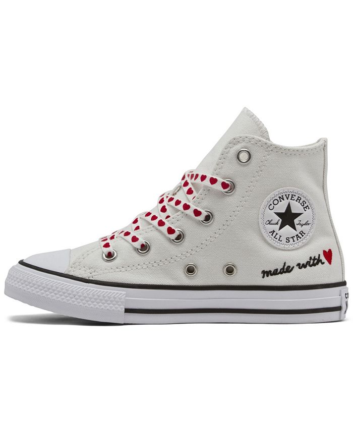 Converse Little Girls Valentine's Day Chuck Taylor All Star High Top ...