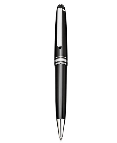 Montblanc Black Meisterstück Platinum Line Classique Ballpoint Pen 2866