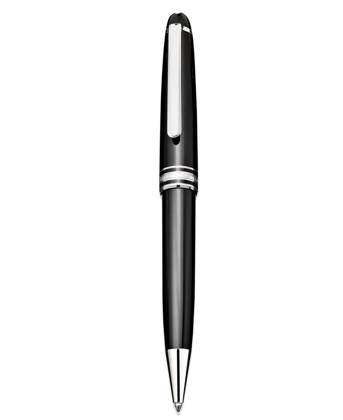 Montblanc Black Meisterstuck Platinum Line Classique Ballpoint Pen 2866 In No Color