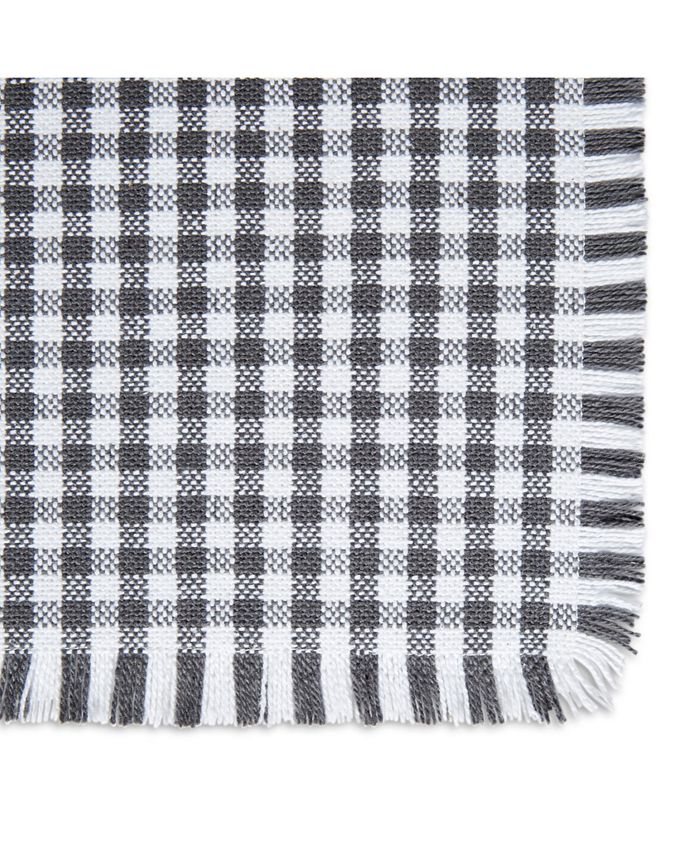 Town & Country Living Gingham Fringe Placemat Set 4-Pack 13