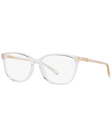 Women's Santa Clara Rectangle Eyeglasses, MK4067U55-O