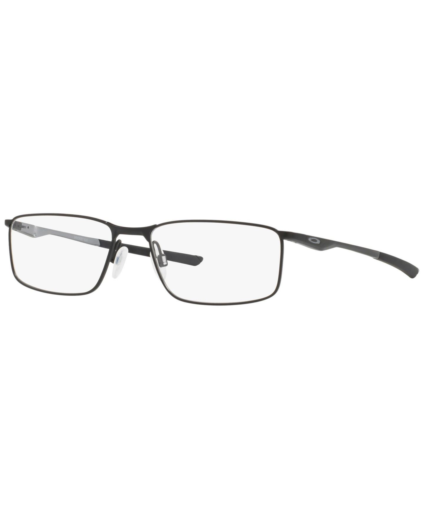 Мужские очки Oakley Man Rectangle Metal OX3217 Socket 5.0 Eyeglasses, цвет: Чёрный — фото 1