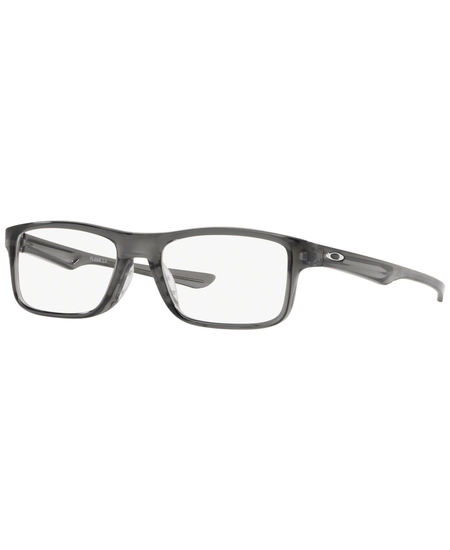 Очки Oakley Unisex Rectangle Plastic OX8081 Plank 2.0 Eyeglasses, цвет: Серый — фото 1