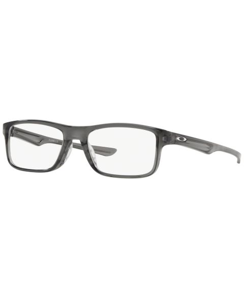 Очки Oakley Unisex Rectangle Plastic OX8081 Plank 2.0 Eyeglasses, цвет: Серый