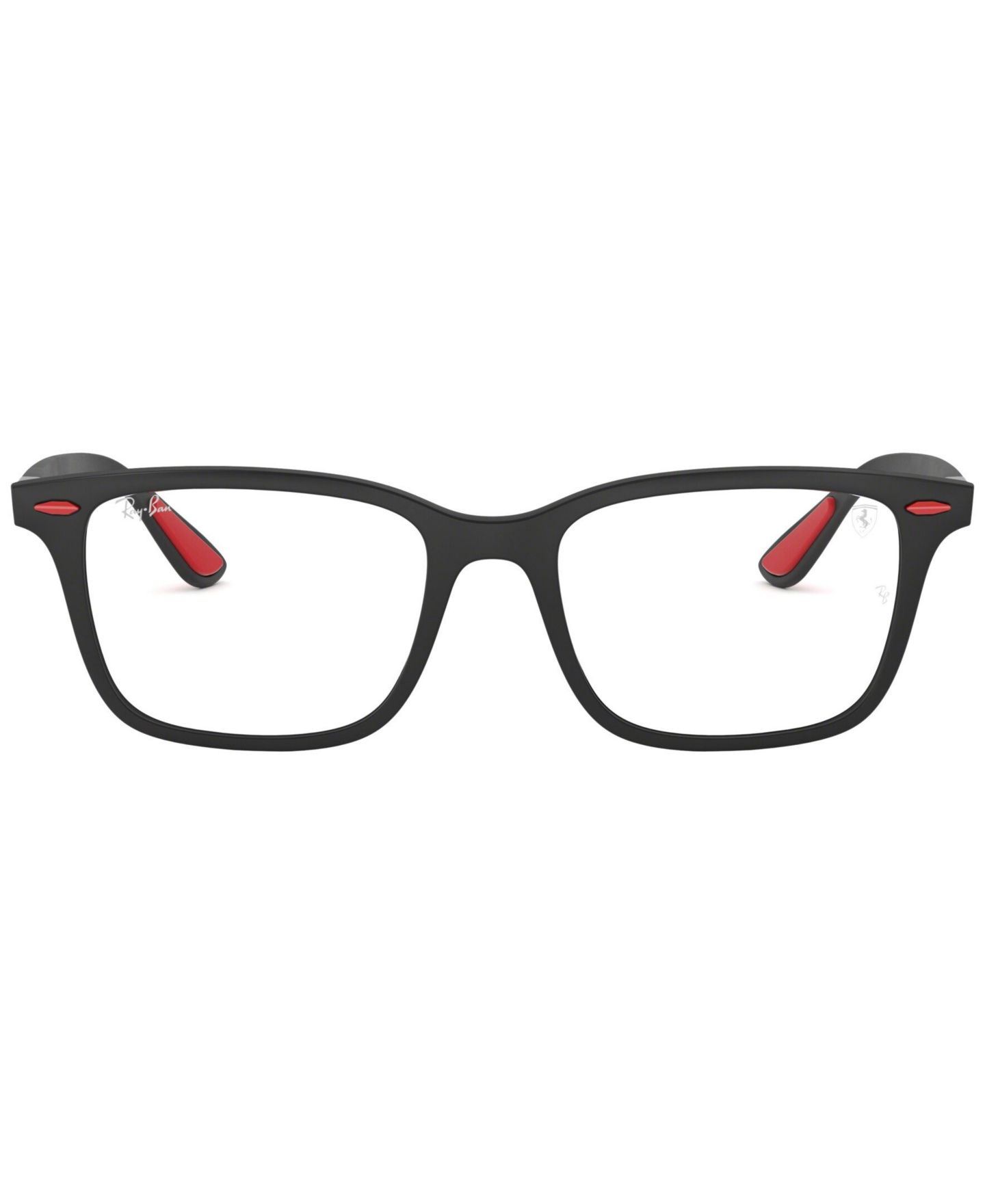 Очки Ray-Ban Unisex Square Innovative Material RB7144M Scuderia Ferrari Collection Eyeglasses, цвет: Матовый чёрный — фото 2