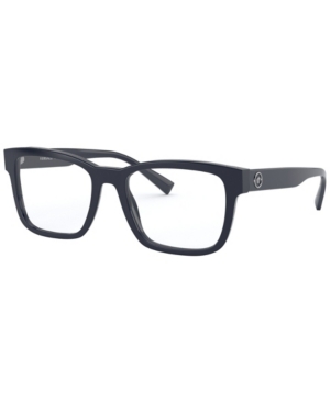 Versace Ve3285 Men's Square Eyeglasses In Blue