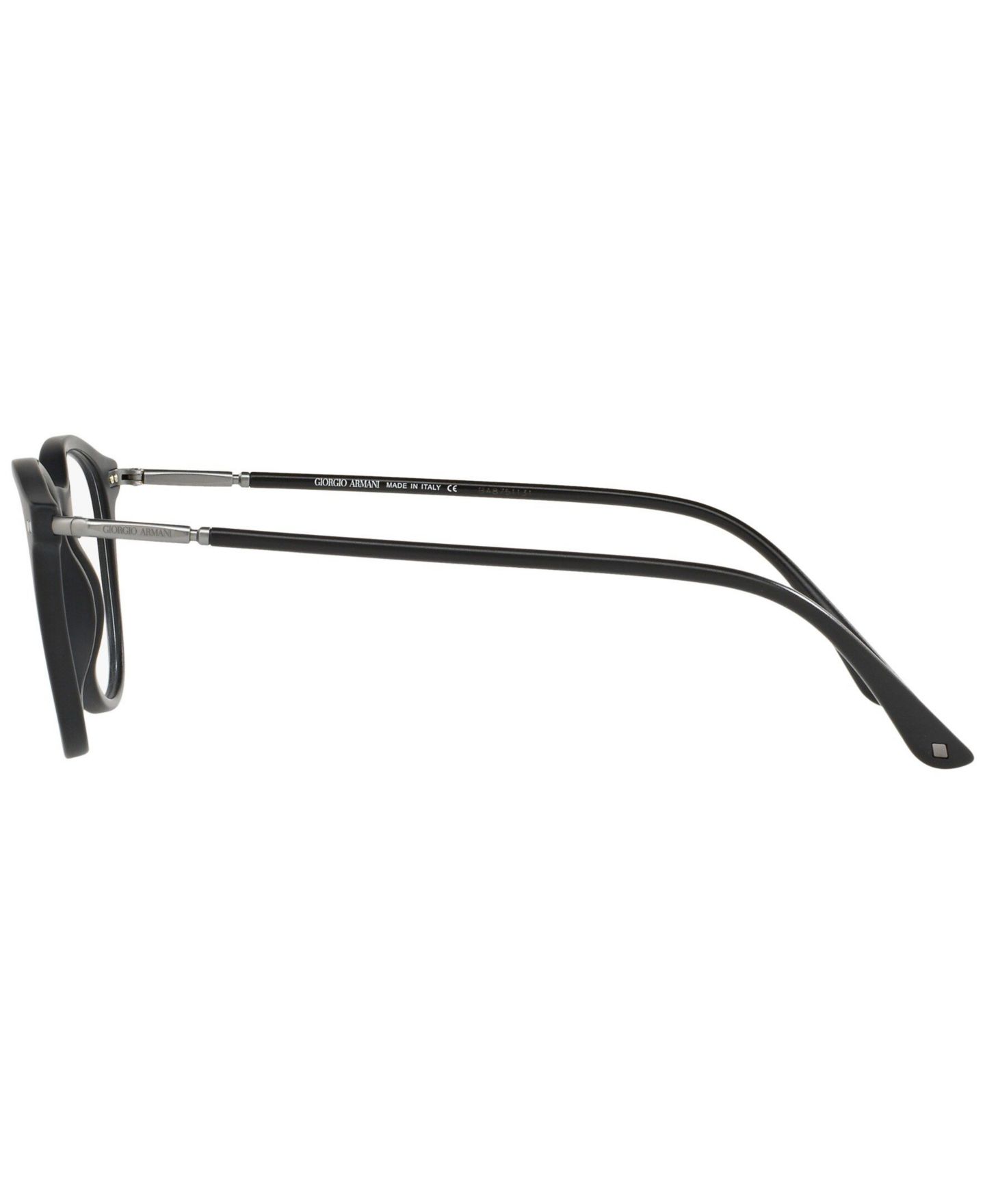 Мужские очки Giorgio Armani Man Panthos Plastic AR7125 Eyeglasses, цвет: Чёрный — фото 2