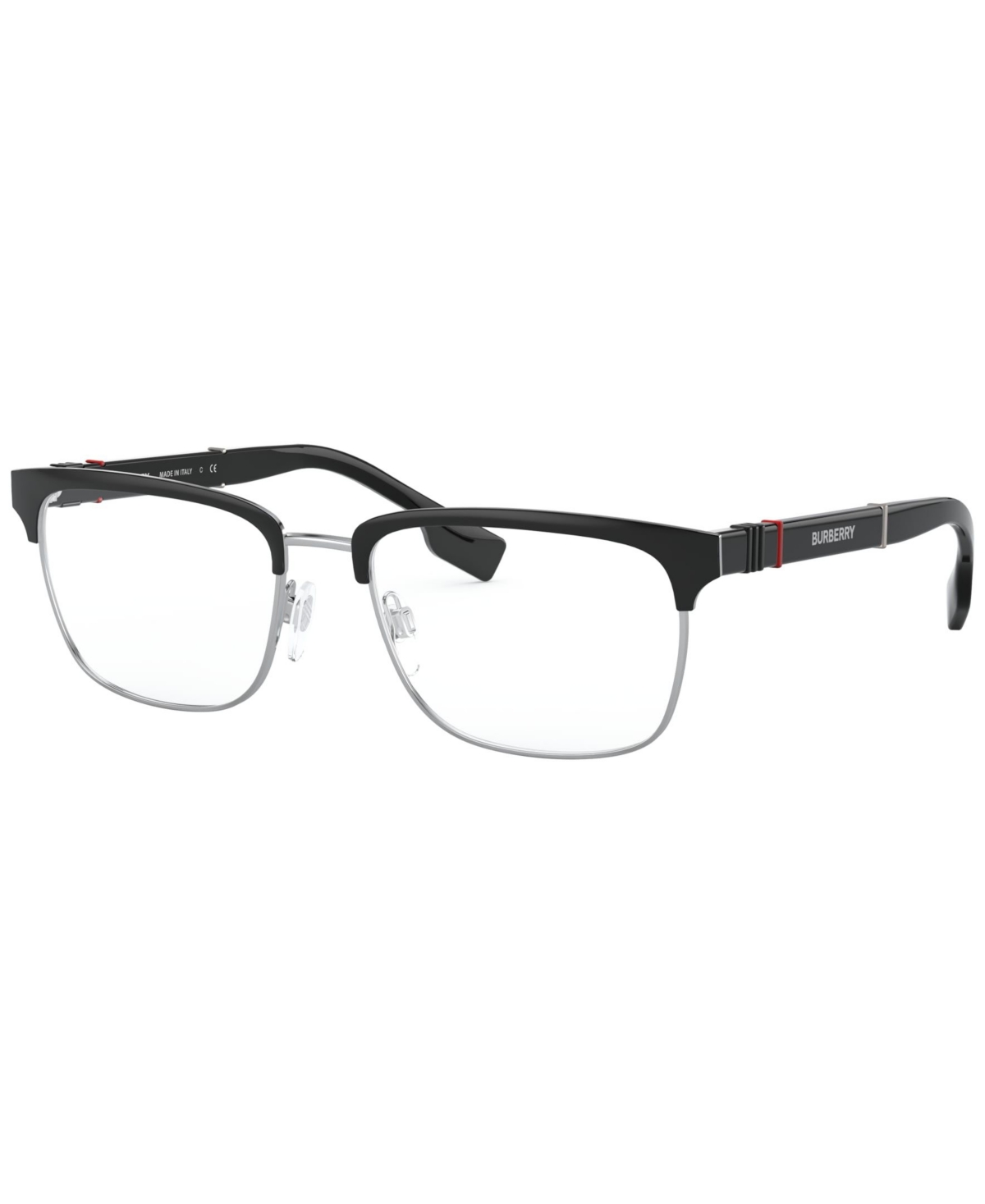 BE1348 Men's Rectangle Eyeglasses - Black