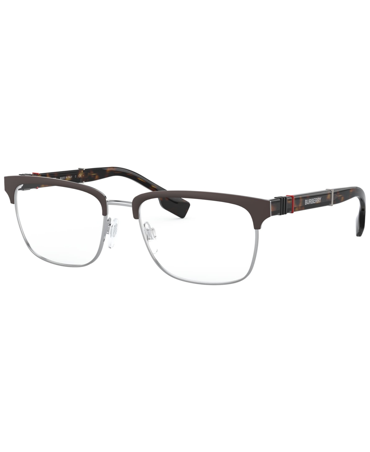 BE1348 Men's Rectangle Eyeglasses - Brown
