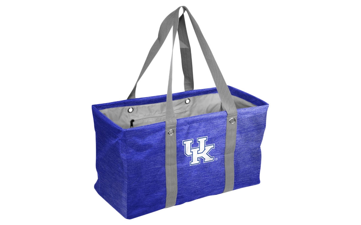 Logo Chair Kentucky Wildcats Picnic Caddy Tote In White,blue