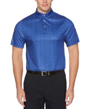 Pga Tour Men's Multicolor Conversation Polo Shirt