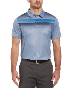 Pga Tour Men's Geo Ombre-Print Polo Shirt