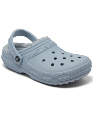 Crocs Classic Lined Clogs from Finish Line Mineral Blue Macys