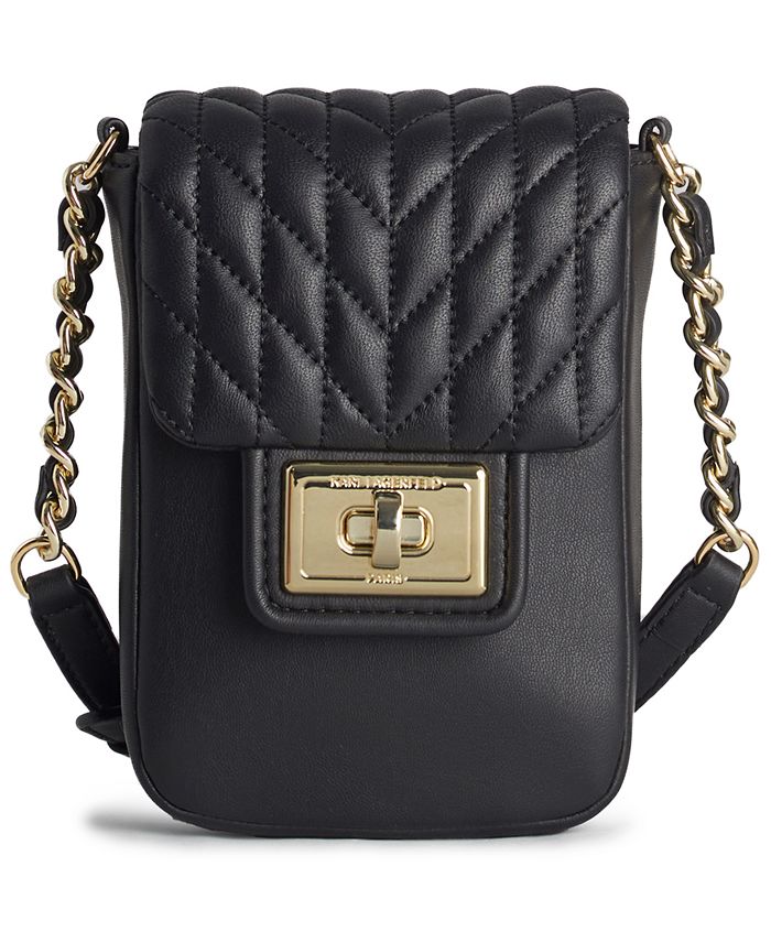 Karl Lagerfeld Paris Agyness Slim Crossbody Bag: Handbags