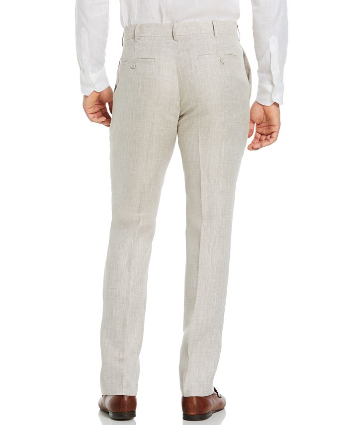 Cubavera Men's Herringbone Linen Pants - Macy's