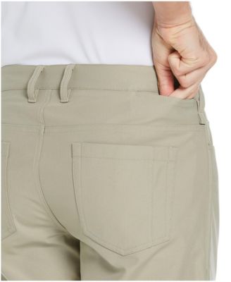 Perry Ellis Tapered Fit Solid Knit Suit Pants in Gray for Men