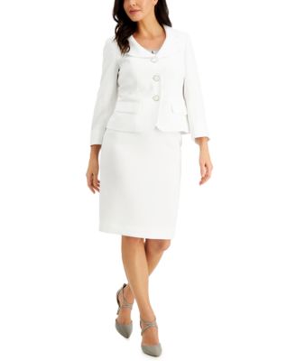 white skirt suit for women