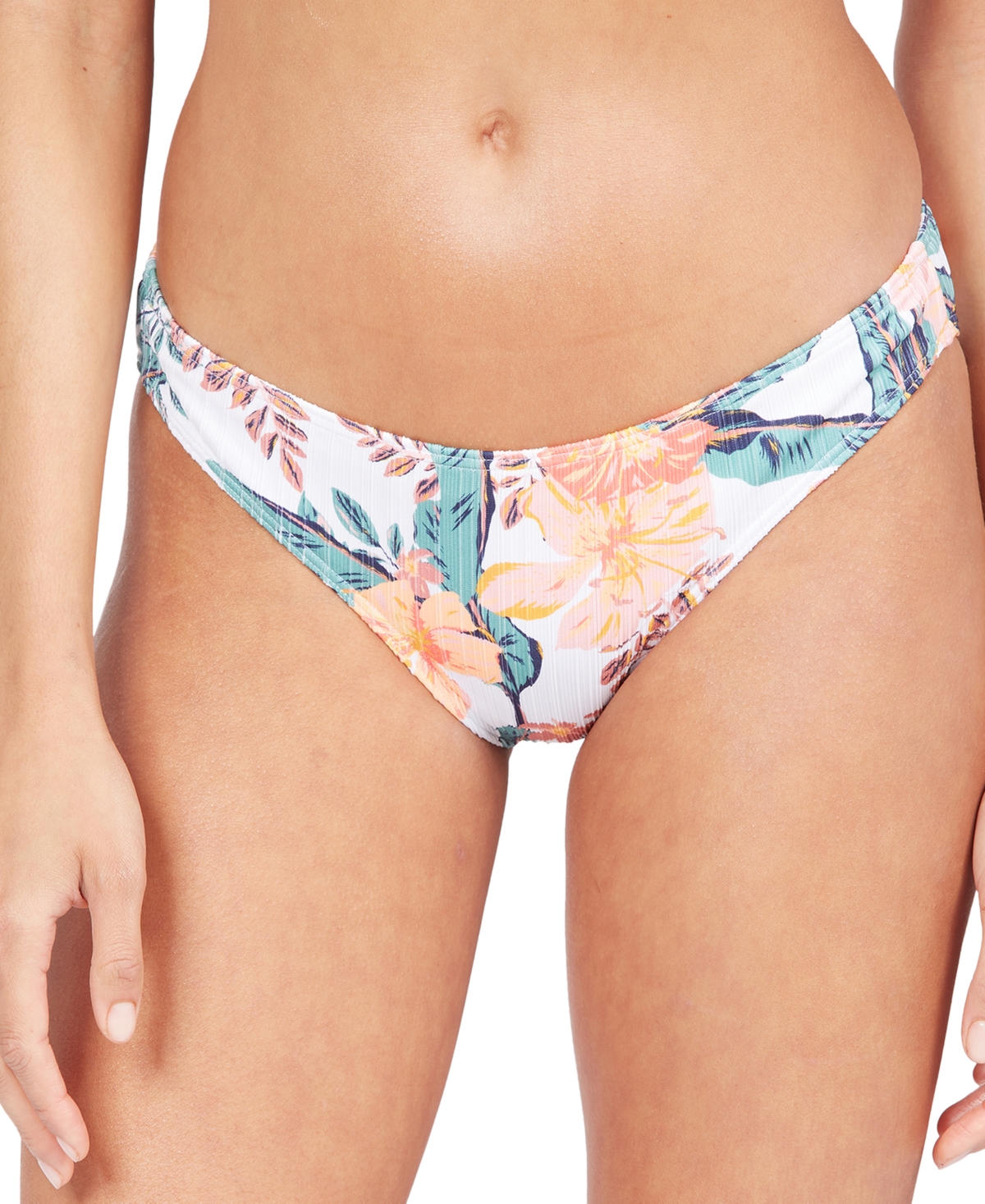 Roxy Juniors' Just Shine Floral-Print Bikini Bottoms Women's Swimsuit