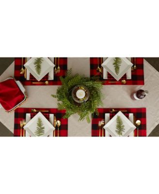Reversible Gingham - Buffalo Check Placemat Set