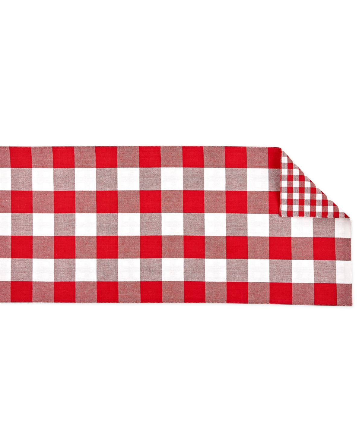 Design Imports Reversible Gingham - Buffalo Check Table Runner, 14