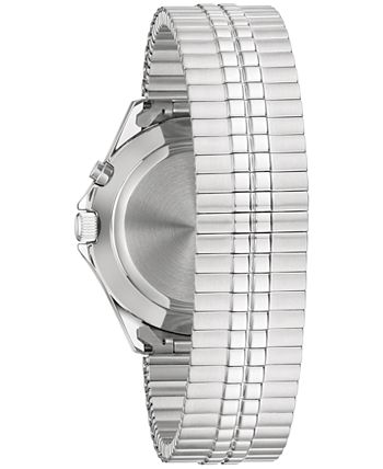 Caravelle - Men's Traditional Stainless Steel Expansion Bracelet Watch 40mm