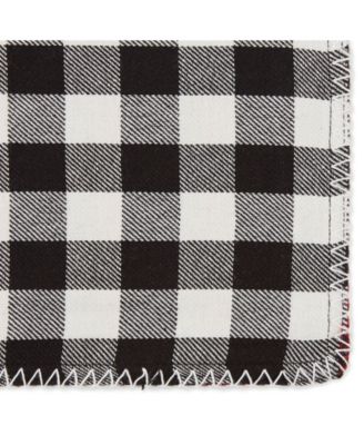 Christmas Buffalo Check with Embroidery Placemat, Set of 6