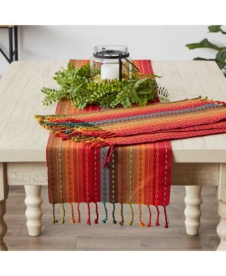 Stripe with Fringe Placemat, Set of 6