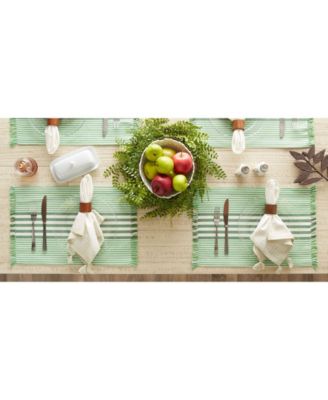 Stripes with Fringe Placemat, Set of 6