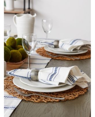 Zig Dobby Stripe Napkin, Set of 6