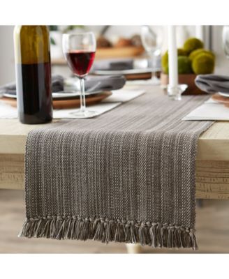 Variegated Fringe Table Runner