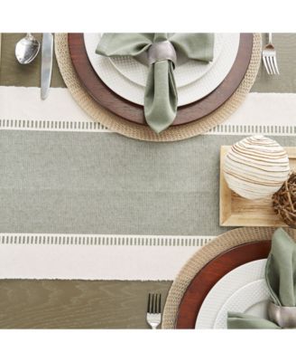 Dobby Stripe Table Runner, 13" x 108"