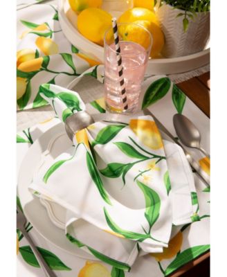 Lemon Bliss Print Outdoor Napkin, Set of 6