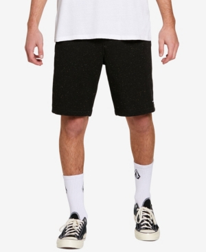 Volcom Frickin Elastic Waist Shorts In Black