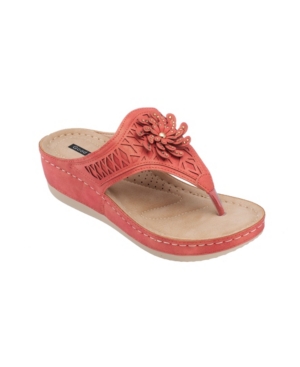 Gc Shoes Allie Floral Wedge Sandal Women's Shoes