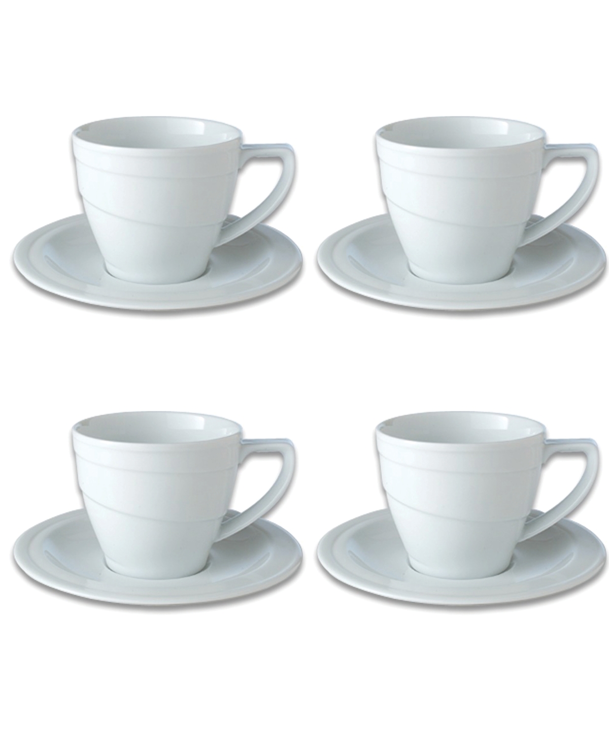 12107763 Essentials 12 Oz Porcelain Breakfast Cup Saucer, S sku 12107763