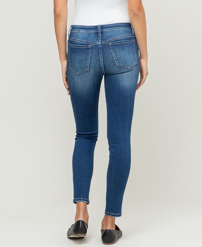 VERVET Women's High Rise Ankle Skinny Jeans & Reviews - Jeans - Juniors ...