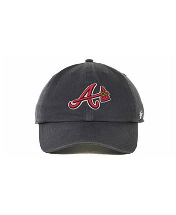 47 Brand Atlanta Braves All Denim CLEAN UP Cap - Macy's