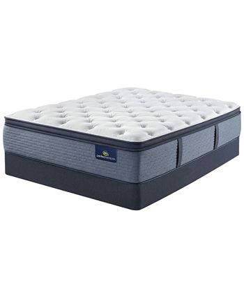 Serta - Perfect Sleeper Cozy Escape 15" Plush Pillow Top Mattress Set- King
