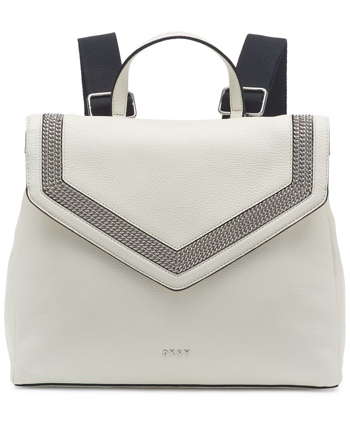 DKNY Ziggy Convertible Leather Backpack Macy s