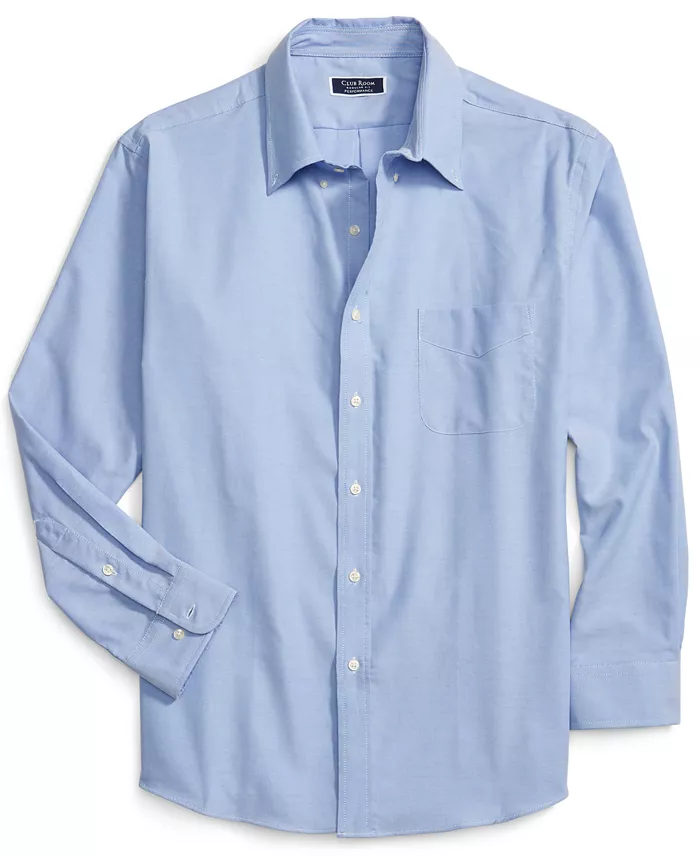 Men's Regular Fit Pinpoint Dress Shirt - thumbnail 6