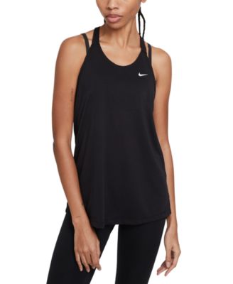 nike elastika tank black